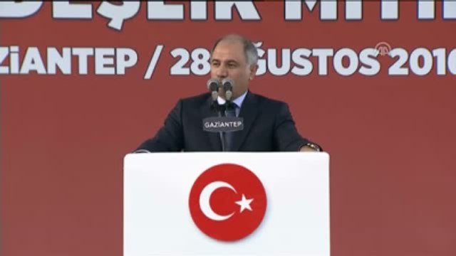 Birlik, Beraberlik ve Kardeşlik Mitingi - İçişleri Bakanı Efkan Ala