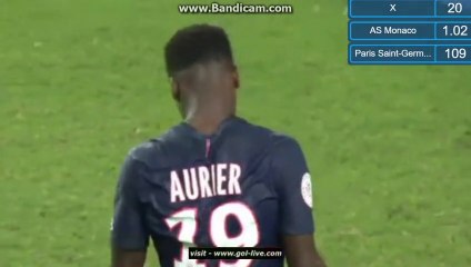 3-1 Serge Aurier Own Goal HD - AS Monaco 3-1 Paris Saint-Germain - Ligue 1  28.08.2016 HD