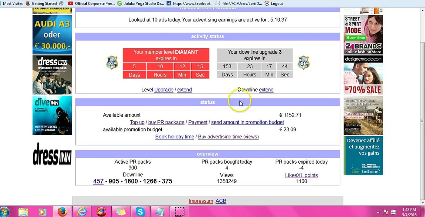LikesXL LIVE Earning Calculation!