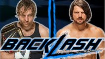 WWE AJ Styles vs Dean Ambrose Backlash 2016 SmackDown World Championship Title Match | WWE 2K16