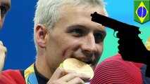 Rio 2016 : le nageur américain Ryan Lochte est menacé par un homme armé