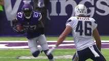 Jayron Kearse intercepts Mike Bercovici and returns it for 38 yards