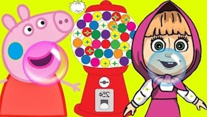 Masha Candy Machine Finger Family Nursery - Peppa pig Español Baby Crying Maleficent
