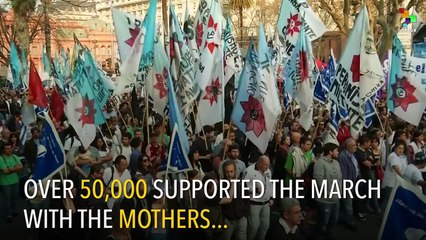 Argentina's Plaza de Mayo Mothers Begin 24 Hour Protest