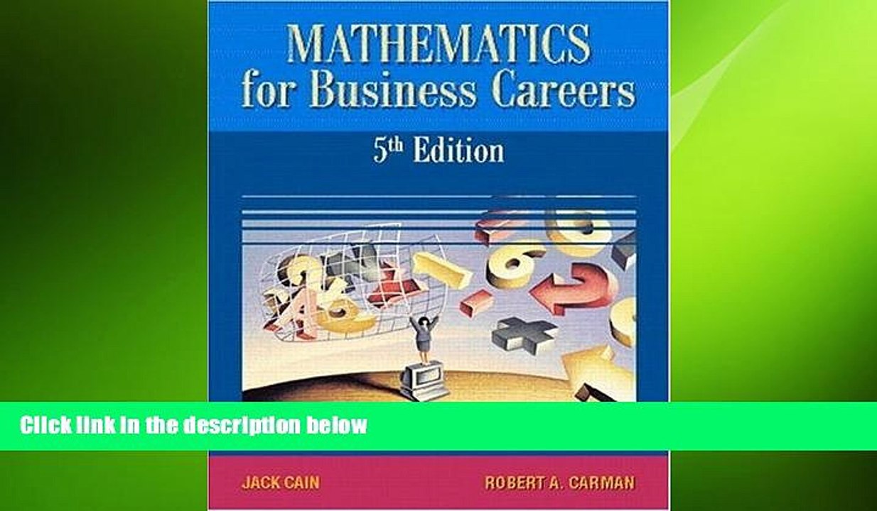EBOOK ONLINE  Mathematics for Business Careers: 5th (Fifth) Edition  BOOK ONLINE