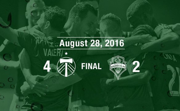 Portland Timbers 4-2 Seattle Sounders FC - Full Highlights Exclusive (28/8/2016)
