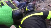 Italian Earthquake_ Rescuers free 10-year-old Girl trapped by rubble