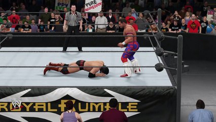WWE 2K16 british bulldog v scott hall