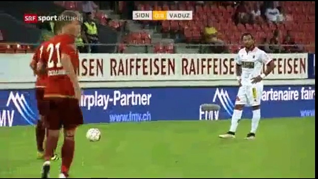 Sion 1:0 FC Vaduz (Swiss Super League 6. Runde 2016/2017 27.August 2016)