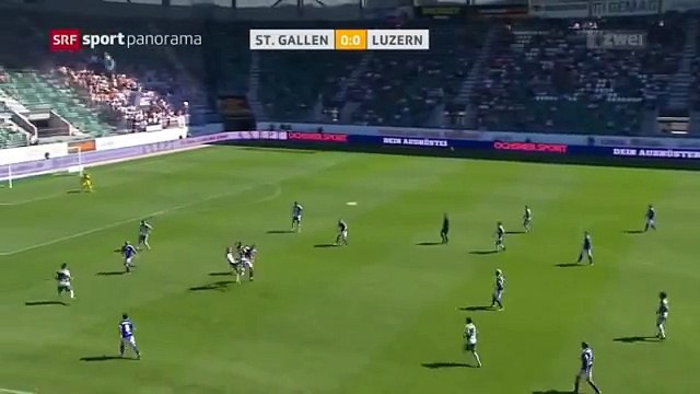 St.Gallen 1:0 FC Luzern (Swiss Super League 6. Runde 2016/2017 28.August 2016)