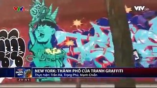 Khi nhắc đến New York, Mỹ là người ta nhắc đến một thành phố hiện đại với nhiều địa điểm nổi tiếng, nhưng còn một thứ nữa cũng thu hút du lịch không kém đó chính là những bức tranh Graffiti rực rỡ.