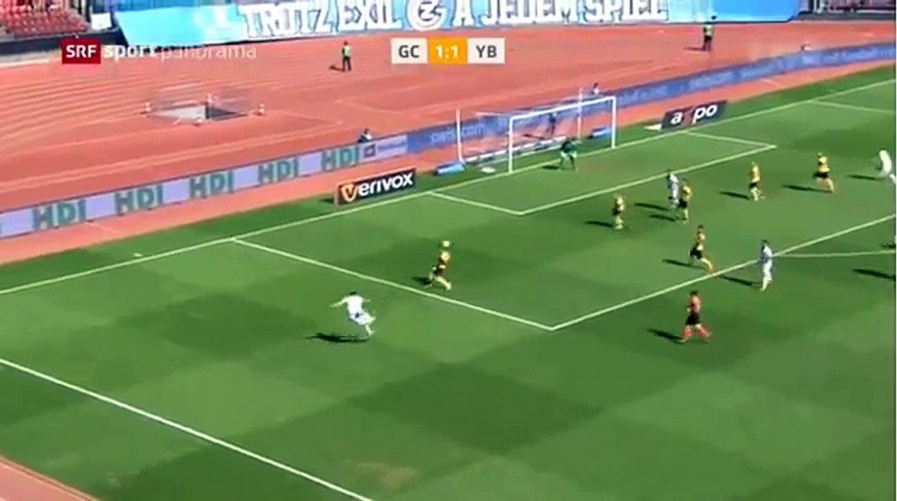 Grasshoppers 2:1 Young Boys Bern (Swiss Super League 6. Runde 2016/2017 28.August 2016)