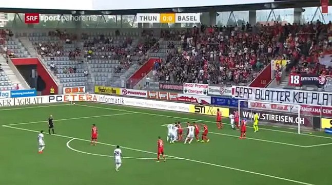 Thun 0:1 FC Basel (Swiss Super League 6. Runde 2016/2017 28.August 2016)
