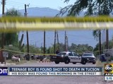 Tucson PD: Teenage boy found dead in road