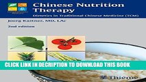 [PDF] Chinese Nutrition Therapy: Dietetics in Traditional Chinese Medicine (TCM) Popular Online