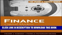 [PDF] Finance: Capital Markets, Financial Management, and Investment Management (Frank J. Fabozzi