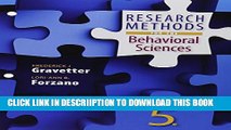 [PDF] Bundle: Research Methods for the Behavioral Sciences, Loose-Leaf Version, 5th   MindTap