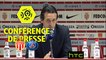 Conférence de presse AS Monaco - Paris Saint-Germain (3-1) : Leonardo JARDIM (ASM) - Unai EMERY (PARIS) - 2016/2017