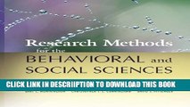[PDF] Research Methods for the Behavioral and Social Sciences Full Online