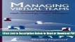 [Get] Managing Virtual Teams (Artech House Professional Development Library) Free New