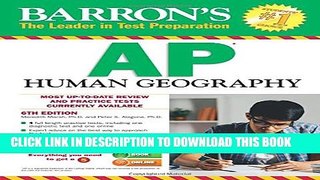 New Book Barron s AP Human Geography, 6th Edition