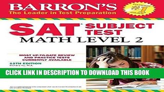 Collection Book Barron s SAT Subject Test: Math Level 2, 12th Edition