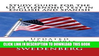 Collection Book Study Guide for the US Citizenship Test in English and Spanish: Updated March 2016