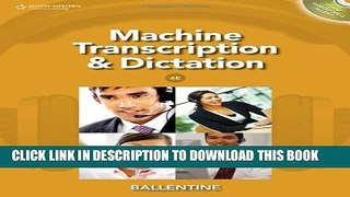 [PDF] Machine Transcription   Dictation (with CD-ROM) Full Online