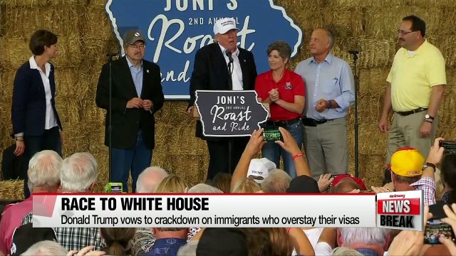 Trump vows to crackdown on immigrants who overstay their visas