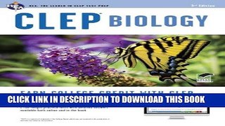 Collection Book CLEPÂ® Biology Book + Online (CLEP Test Preparation)