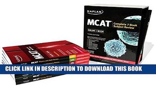 Collection Book MCAT Complete 7-Book Subject Review: Online + Book (Kaplan Test Prep)