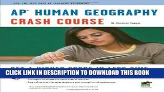 New Book APÂ® Human Geography Crash Course Book + Online (Advanced Placement (AP) Crash Course)