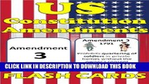 Collection Book US Constitutional Amendments Flash Cards: Double Sided and Illustrated Cards for