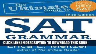 Collection Book 3rd Edition, The Ultimate Guide to SAT Grammar