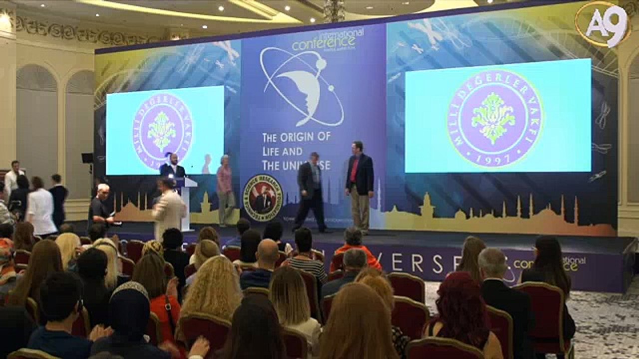 The Plaque Ceremenony at the International Conference on the Origin of Life and The Universe held by TBAV (Technics & Science Research Foundation) in Conrad Istanbul Bosphorus Hotel, August 24th 2016
