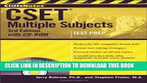 Collection Book CliffsNotes CSET: Multiple Subjects with CD-ROM, 3rd Edition