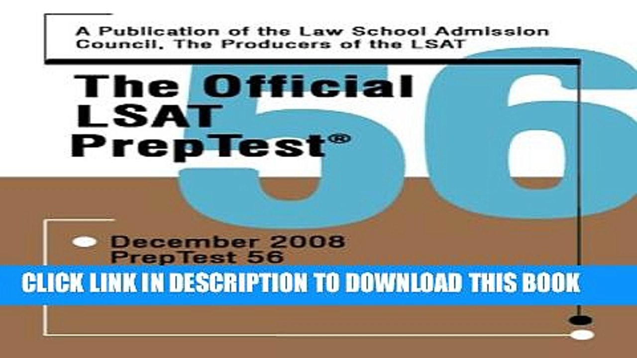 [PDF] The Official PrepTest 56 Full Online