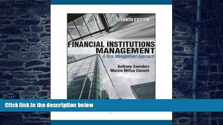 Big Deals  Financial Institutions Management: a Risk Management Approach  Free Full Read Best Seller