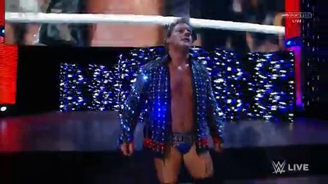 Monday Night Raw 4-4-16 Main Event AJ Styles vs Chris Jericho vs Kevin Owens vs Cesaro WWE WHC N°1 Contender Match