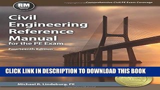 Collection Book Civil Engineering Reference Manual for the PE Exam, 14th Ed