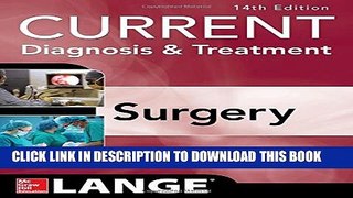 New Book Current Diagnosis and Treatment Surgery 14/E