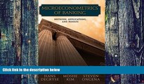 Big Deals  Microeconometrics of Banking: Methods, Applications, and Results  Best Seller Books