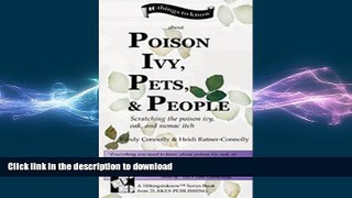 READ BOOK  Poison Ivy, Pets   People (10thingstoknow about . . . series) FULL ONLINE