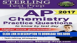 New Book Sterling AP Chemistry Practice Questions: High Yield AP Chemistry Questions (Sterling