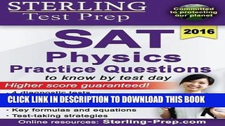 Collection Book Sterling Test Prep SAT Physics Practice Questions: High Yield SAT Physics