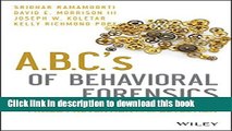 Read A.B.C. s of Behavioral Forensics: Applying Psychology to Financial Fraud Prevention and