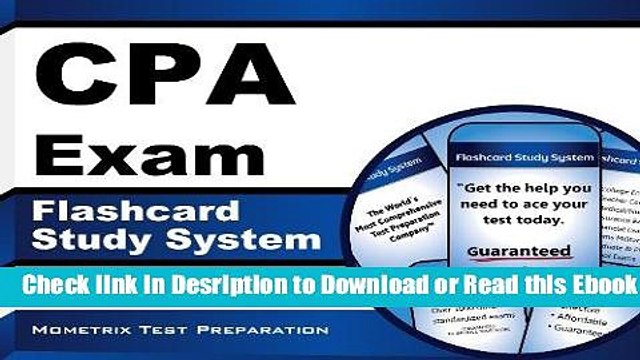 CPA Exam Flashcard Study System: CPA Test Practice Questions Review for the Certified Public