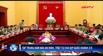 Đảm bảo an ninh, trật tự dịp Quốc khánh 2/9
