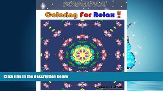Popular Book Mandala  : Coloring For Relax: A Coloring Book for Adults art therapy Stress