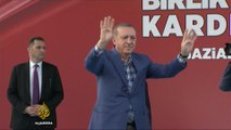 Erdogan vows to defeat Kurdish, ISIL fighters in Syria